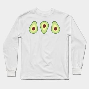 3 Avocados Long Sleeve T-Shirt